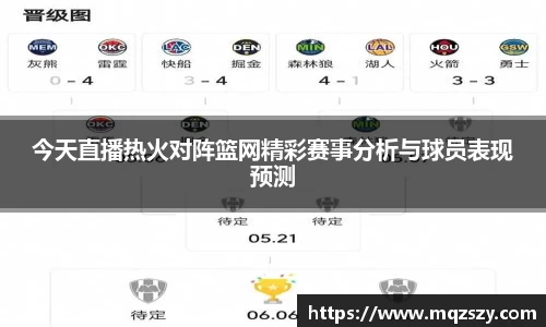 今天直播热火对阵篮网精彩赛事分析与球员表现预测